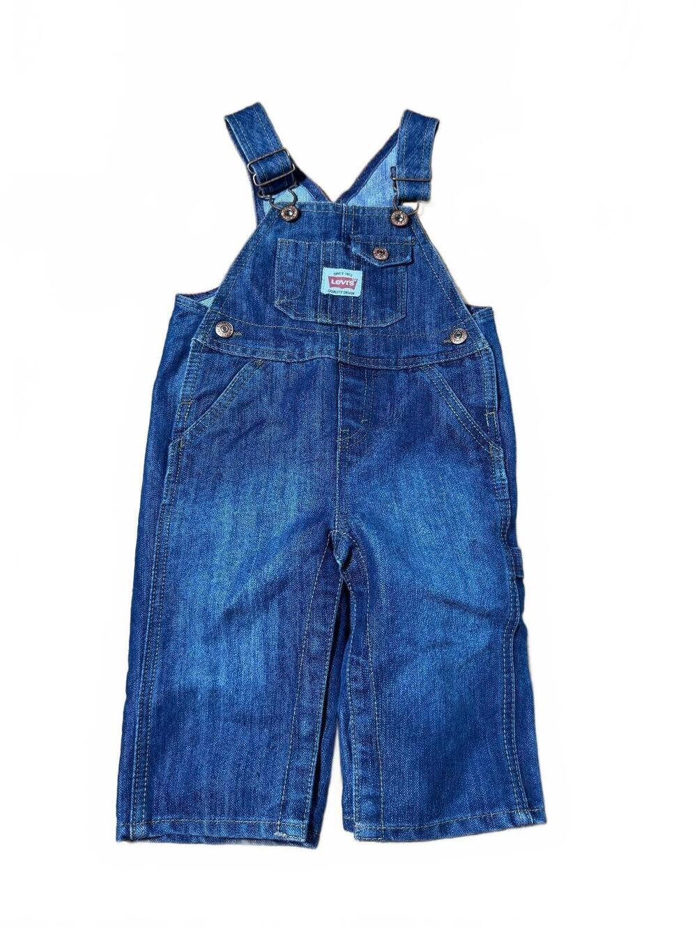 Levi's Denim Baby Overalls Size 12M